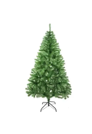 Albero di Natale Artificiale Verde con Effetto Brillo di SOLAGUA