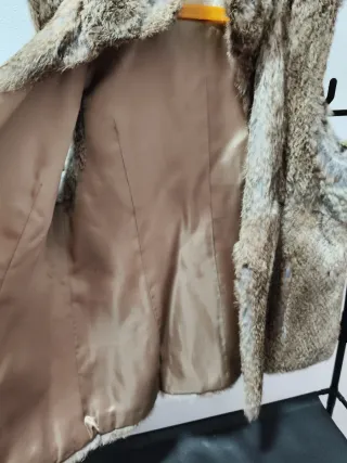 Chaleco Piel Conejo Mujer