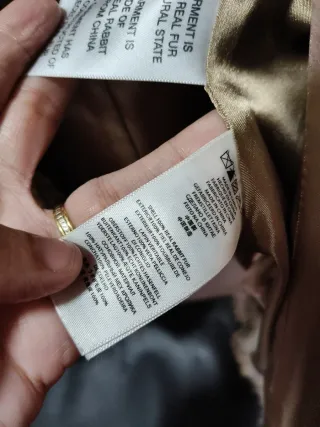 Chaleco Piel Conejo Mujer