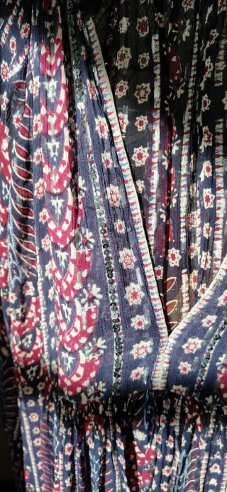 Blusa Zara Boho Multicolor