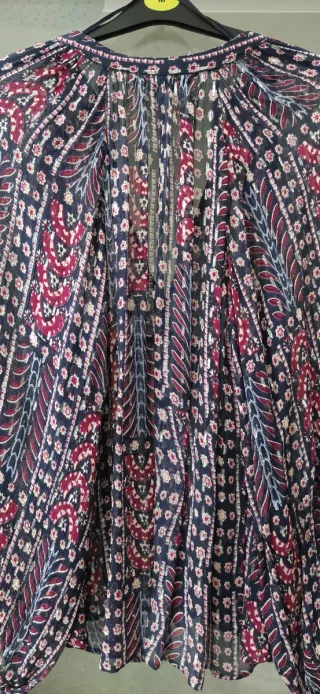 Blusa Zara Boho Multicolor