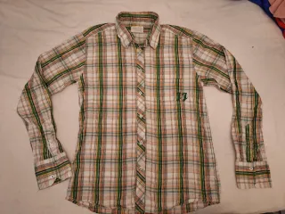 Camisa Jack & Jones cuadros verde talla M
