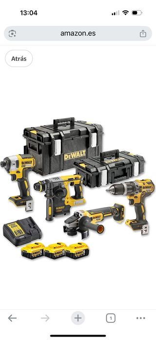 Conjunto Herramientas DeWalt Batería