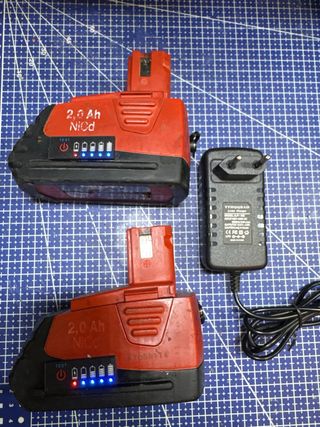 Lote 2 Baterías Hilti 12V pasadas a litio 2.6 Ah