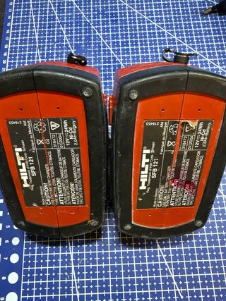 Lote 2 Baterías Hilti 12V pasadas a litio 2.6 Ah