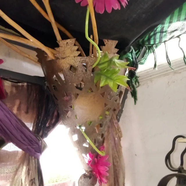 Pingente Decorativo para Exterior em Metal - Tenho dois