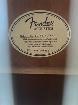Guitarra Acústica Fender
