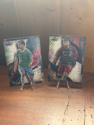 Lote 2 cromos Topps Finest MLS 2024