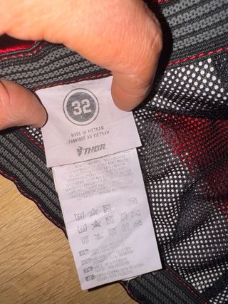 Equipación Thor Enduro Roja