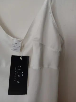 Sottoveste SILVIA MONTEGNA bianco panna tg.44