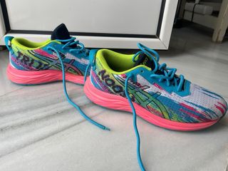 Zapatillas Asics Correr Azul y Rosa