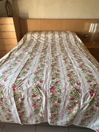 Colcha de verano de flores - King Size - Nueva