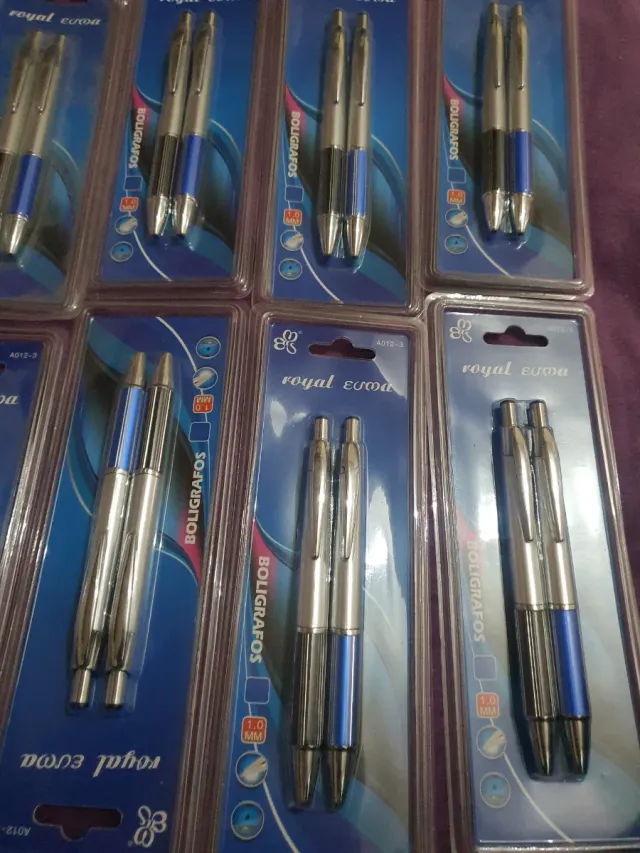 Lote de canetas Royal Euroa
