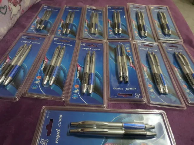 Lote de canetas Royal Euroa