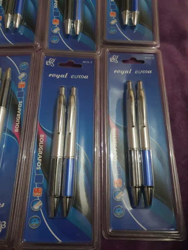 Lote de canetas Royal Euroa