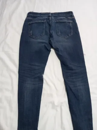 Jeans Zara uomo strappati blu tg eur.44