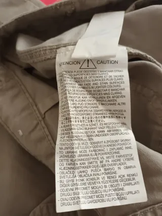 Pantalón cargo Pull&Bear beige Talla M