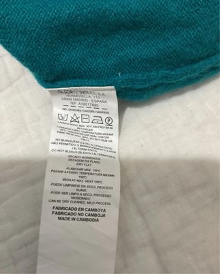 Jersey de Cachemira El Corte Inglés Talla M