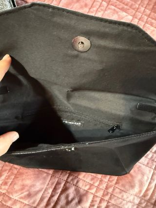 Set 3 borse nere e argento