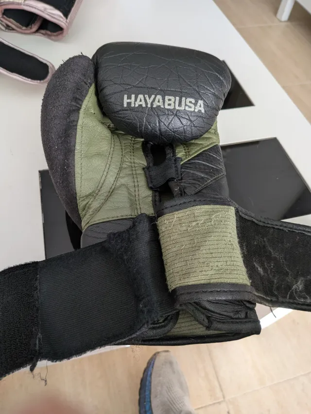 Guantes de boxeo Hayabusa originales 16 onzas