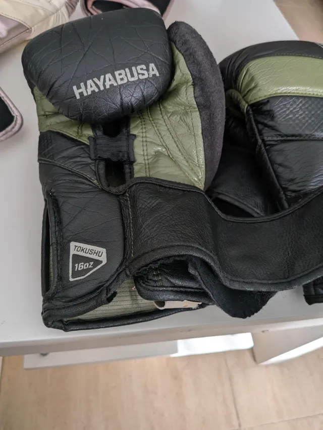 Guantes de boxeo Hayabusa originales 16 onzas
