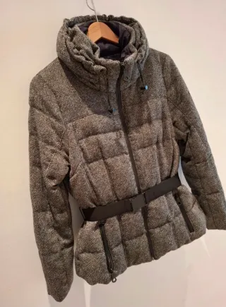Chaqueta Zara Tweed Plumas