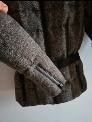 Chaqueta Zara Tweed Plumas