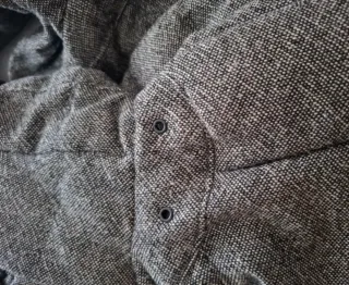 Chaqueta Zara Tweed Plumas