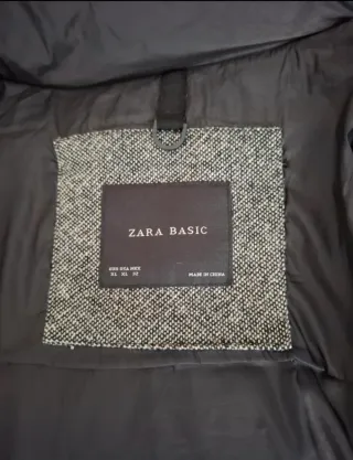 Chaqueta Zara Tweed Plumas