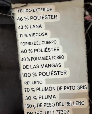 Chaqueta Zara Tweed Plumas