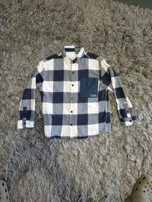 Camisa de cuadros Zara niño