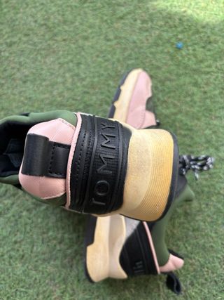 Zapatillas Tommy Hilfiger Verde y Rosa