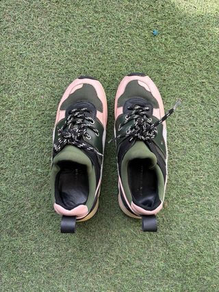 Zapatillas Tommy Hilfiger Verde y Rosa