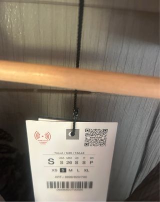 Blusa Zara lentejuelas semitransparente Viral