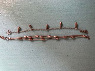 Lote 2 Pulseras Plata