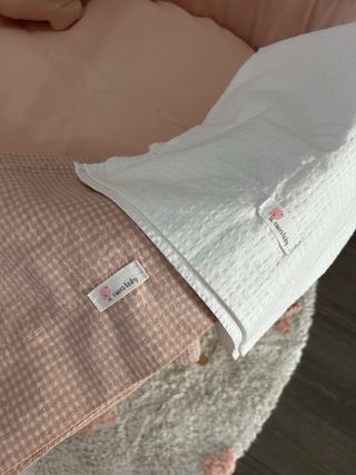 Moisés ratán acolchado balancín