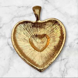 Colgante Corazón Dorado con estraza