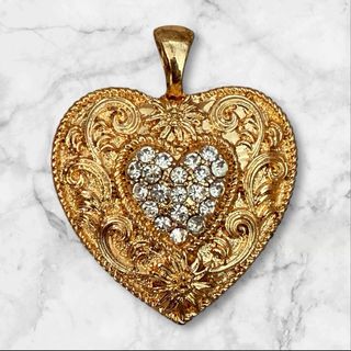 Colgante Corazón Dorado con estraza