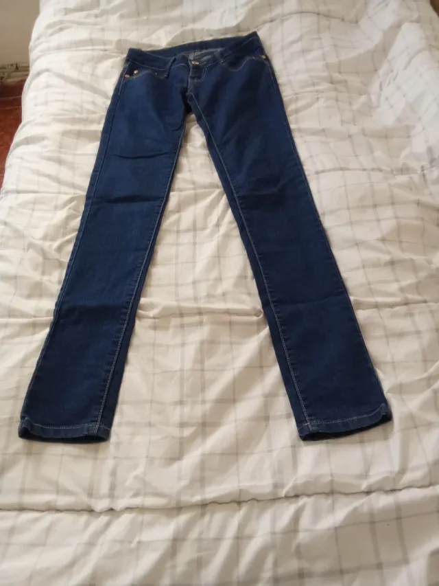 Pantalón vaquero mujer azul