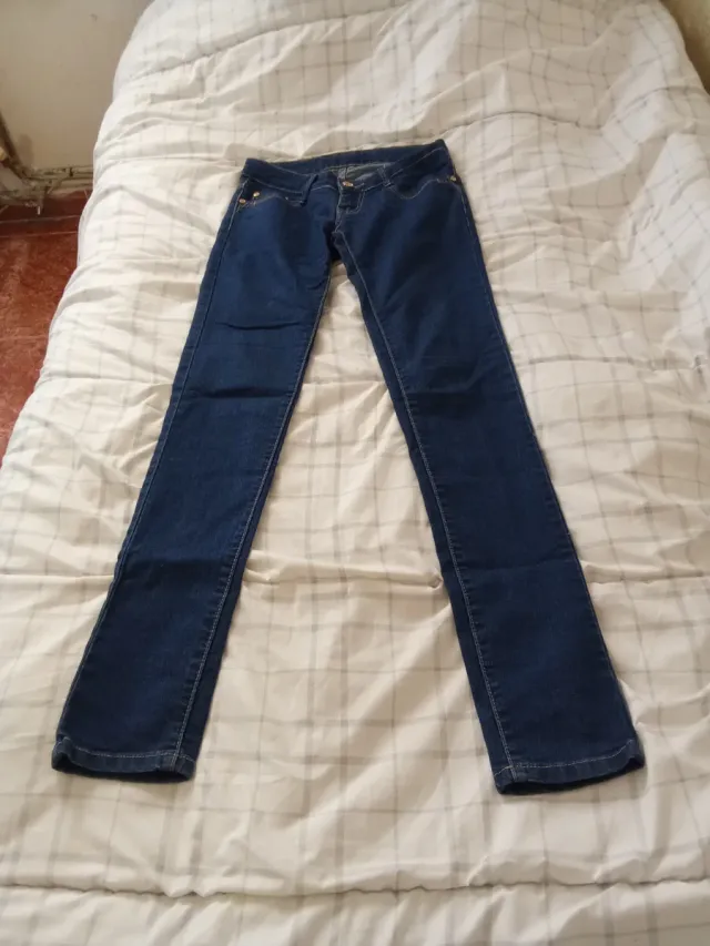 Pantalón vaquero mujer azul