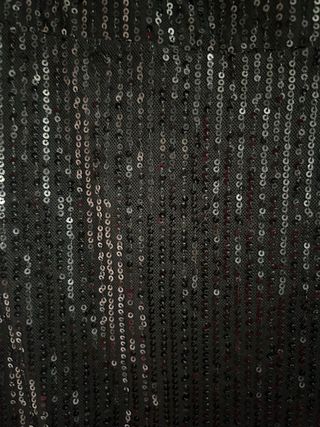 Vestido de fiesta lentejuelas negro