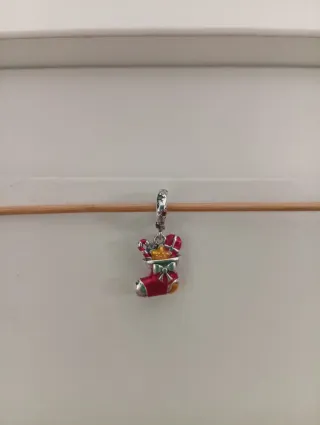 Charm Bota de Navidad Roja y Verde