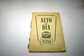 Álbum cromos coches 1954