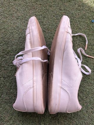 Zapatillas Lacoste Blancas y Rosas
