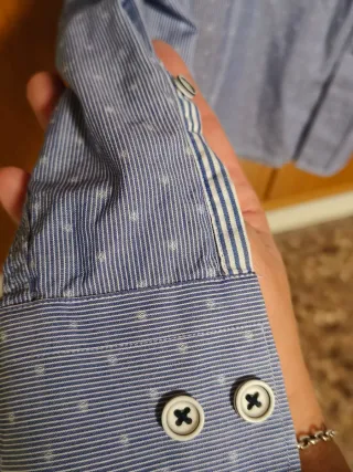 Camisa de vestir El Corte Inglés azul