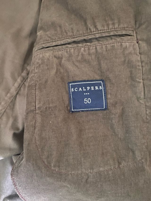 Chaqueta de pana marrón Scalpers