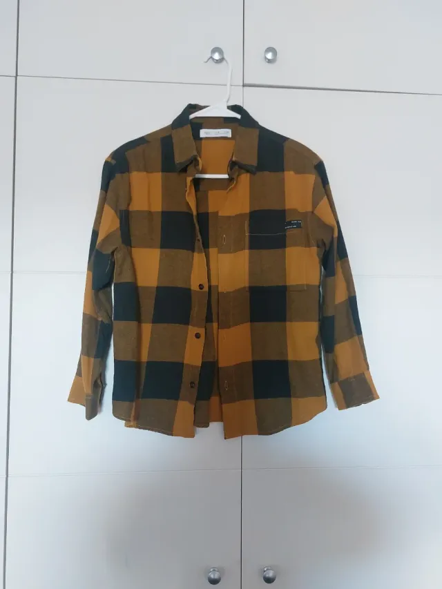 Camisa Zara cuadros niño 9 años