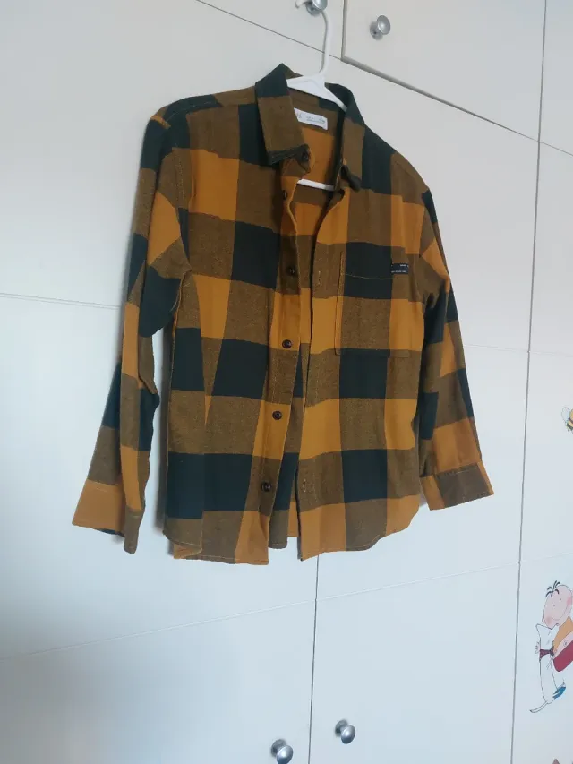 Camisa Zara cuadros niño 9 años
