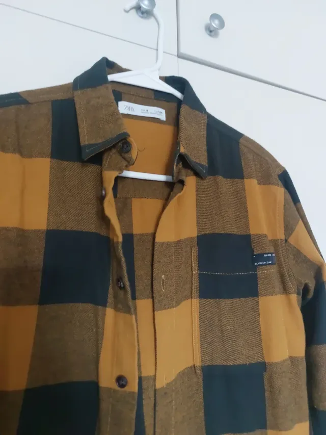 Camisa Zara cuadros niño 9 años