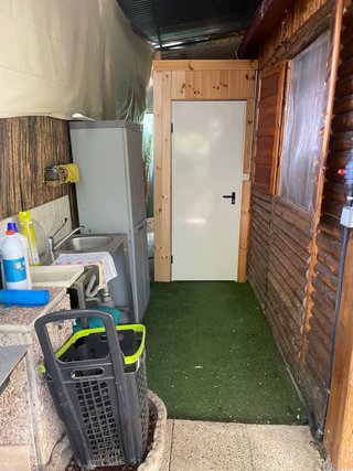 parcela en camping estable